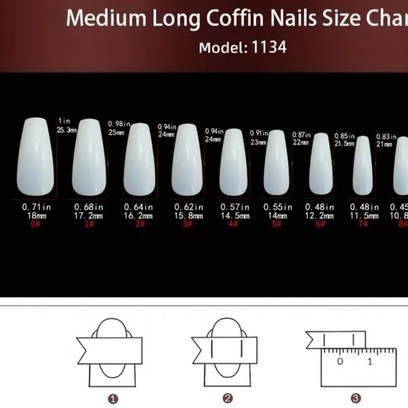 NEW Pastell Pink Blue Green Long Coffin Paint Drip Nails - Picture 3 of 6